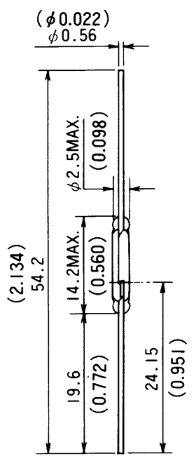 干簧管（磁性開(kāi)關(guān)/磁簧開(kāi)關(guān)）HYR-1531尺寸規(guī)格